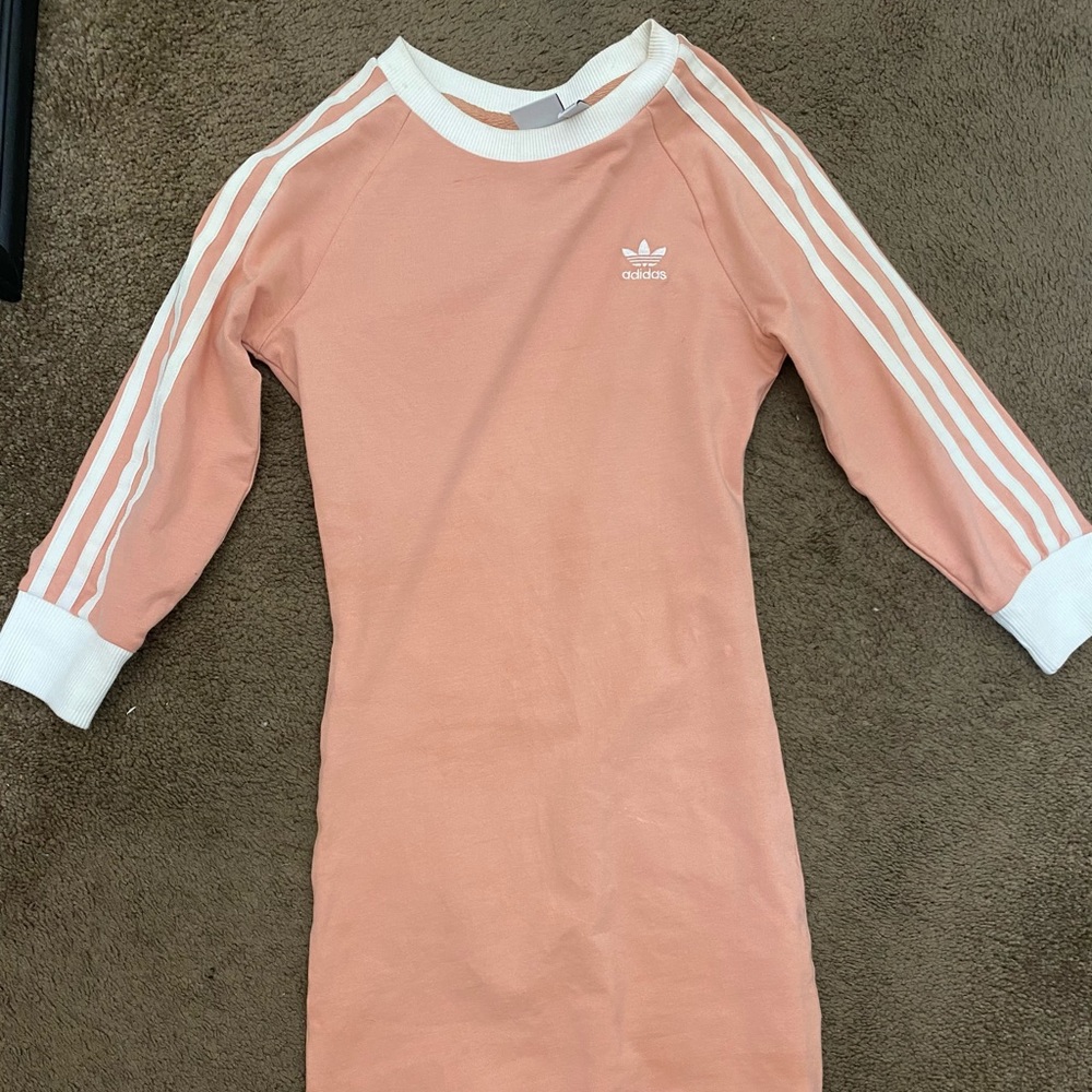 pink adidas dress
